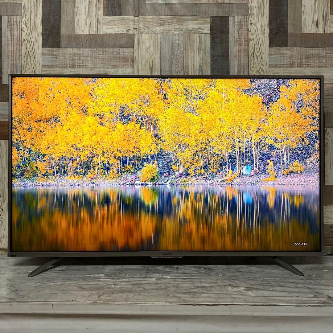 即日受渡❣️全国送料込ハイセンス50型4K液晶テレビ外付けHDD裏番組録画対応