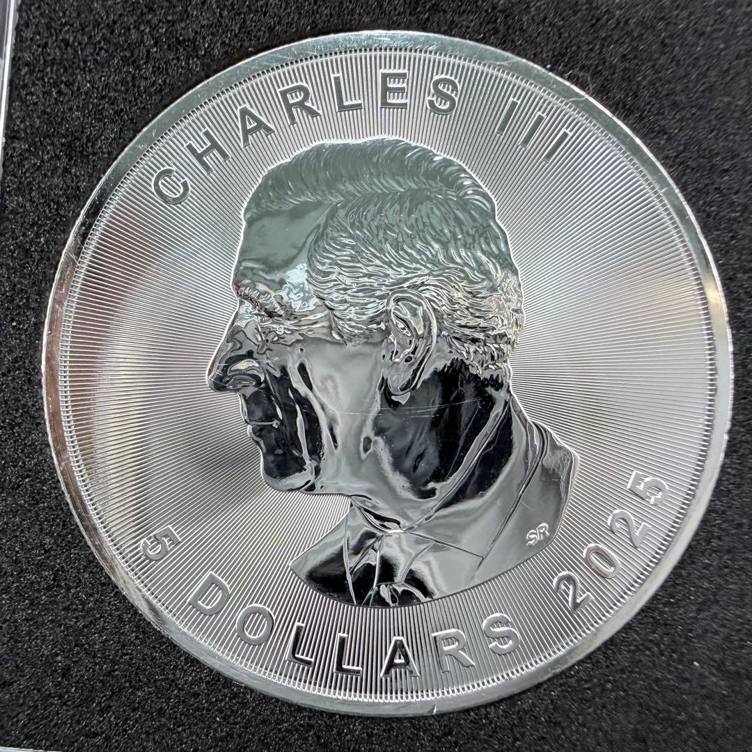 メイプルリーフ 銀貨 カラー 美女と野獣 コングをなだめる女性 1オンス 1oz