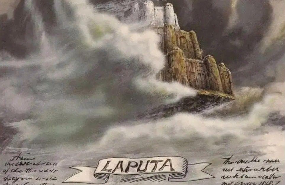 天空の城ラピュタ 公開35周年記念 ミニポスター どんぐり共和国 ジブリ
