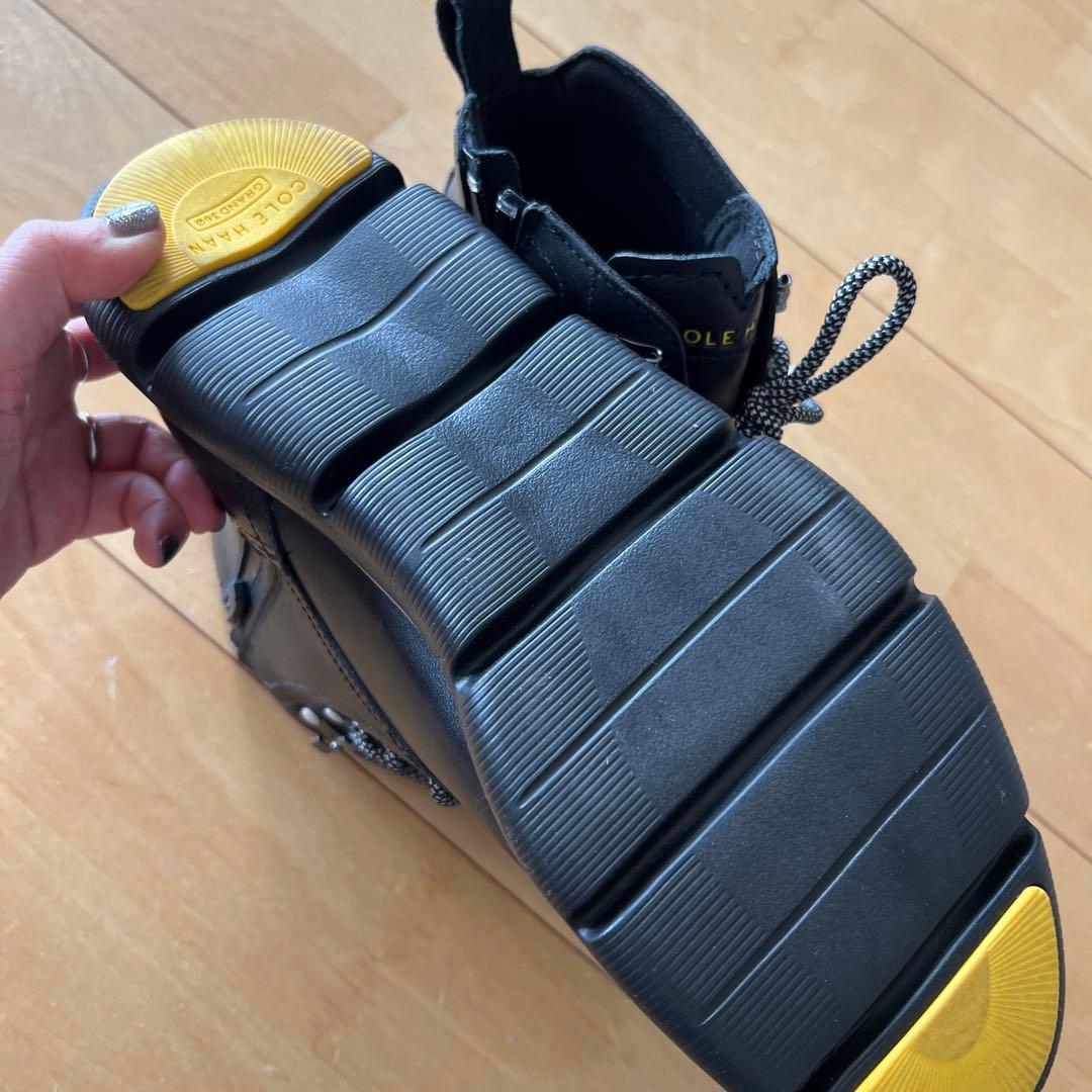 コールハーン レインブーツ 撥水 27cm ブラック 新品未使用