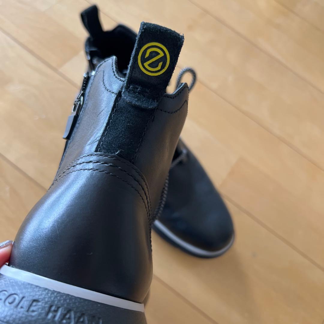 コールハーン レインブーツ 撥水 27cm ブラック 新品未使用