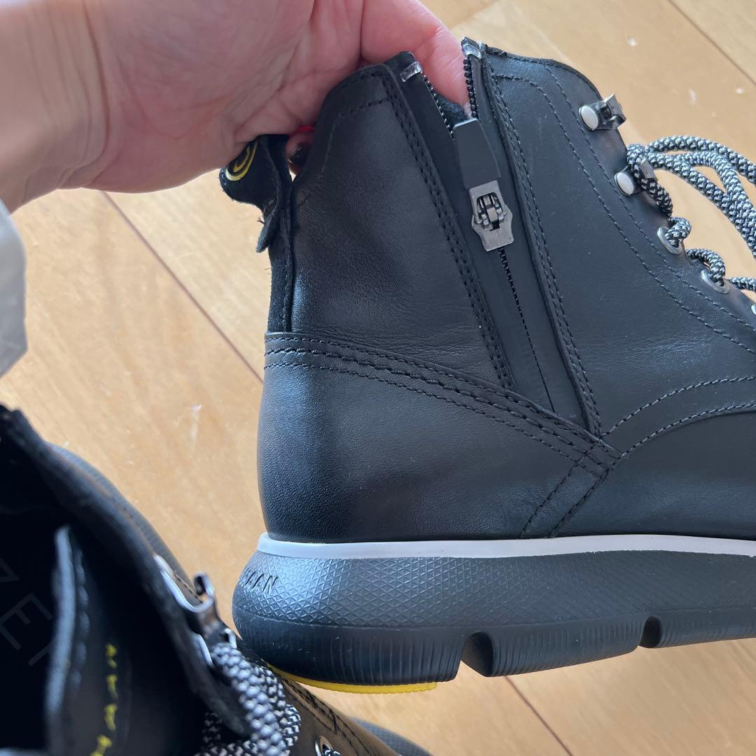 コールハーン レインブーツ 撥水 27cm ブラック 新品未使用