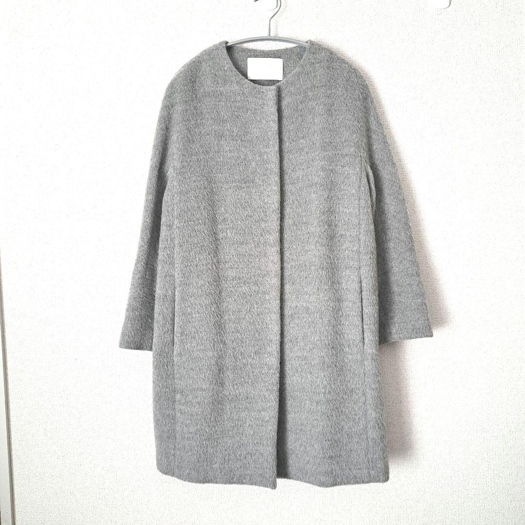 1/12まで★ボールジィBallseyノーカラーコート⭐ライトグレー