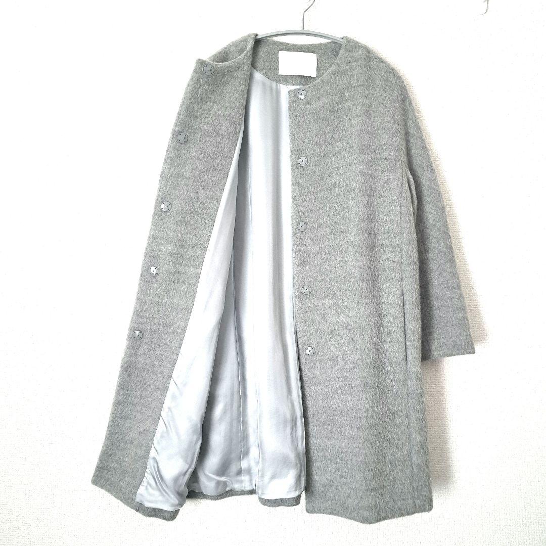 1/12まで★ボールジィBallseyノーカラーコート⭐ライトグレー