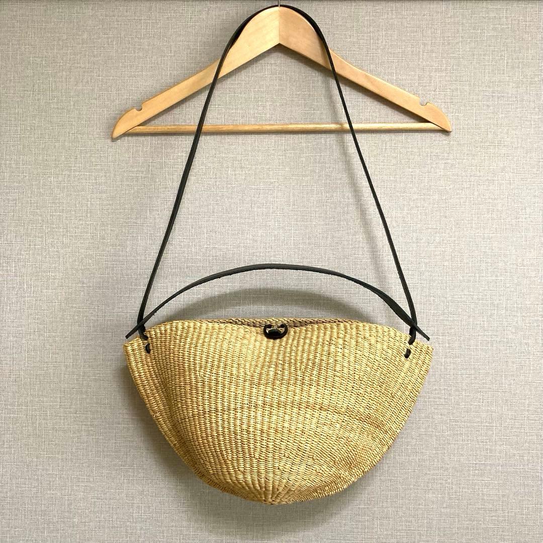 [本日限定]新品 イネスブレッサンド　MEDIUM WALNUT かごバッグ