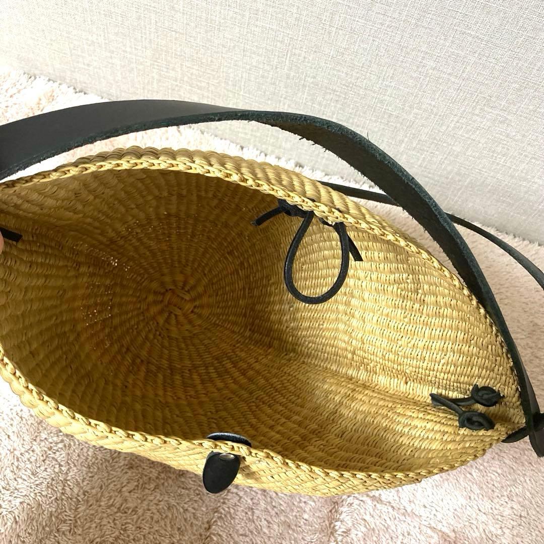 [本日限定]新品 イネスブレッサンド　MEDIUM WALNUT かごバッグ