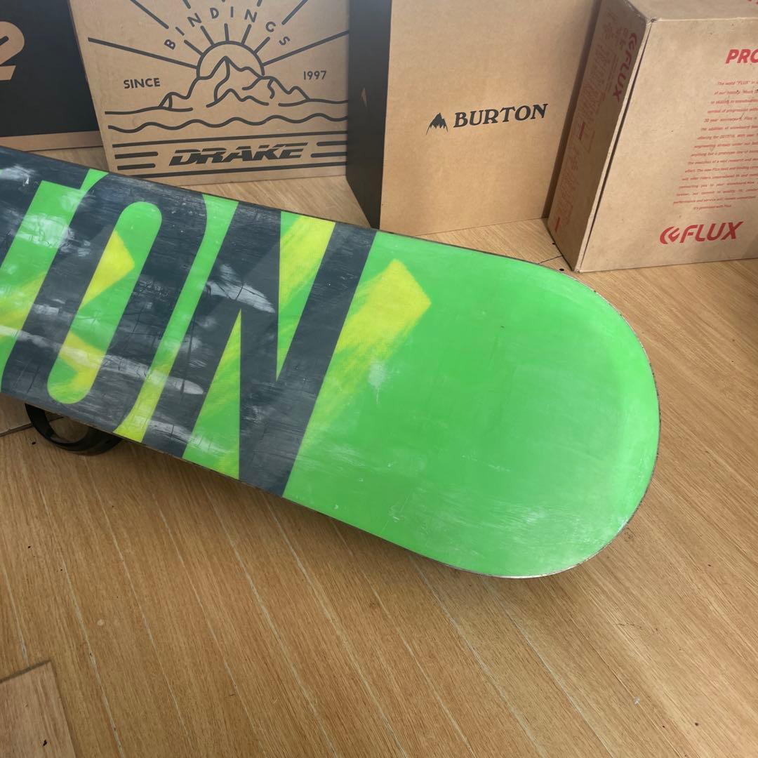 BURTON　クラッシュ　バートンスノーボードセット　バインディング付