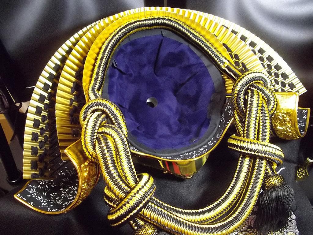 美品！平安水宝 五月人形　25号着用兜 　鎧兜 武士　こどもの日