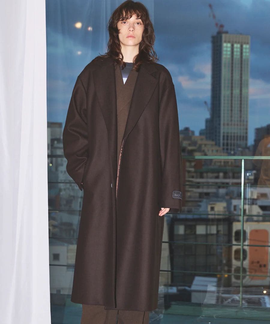 ダークブラウン チェスターコート/ メゾンスペシャルMaison Special