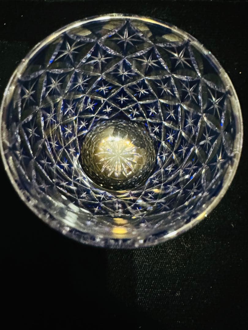 裕*様 カガミクリスタル 江戸切子 冷酒杯ペアセット 伝統工芸士 鍋谷聰作