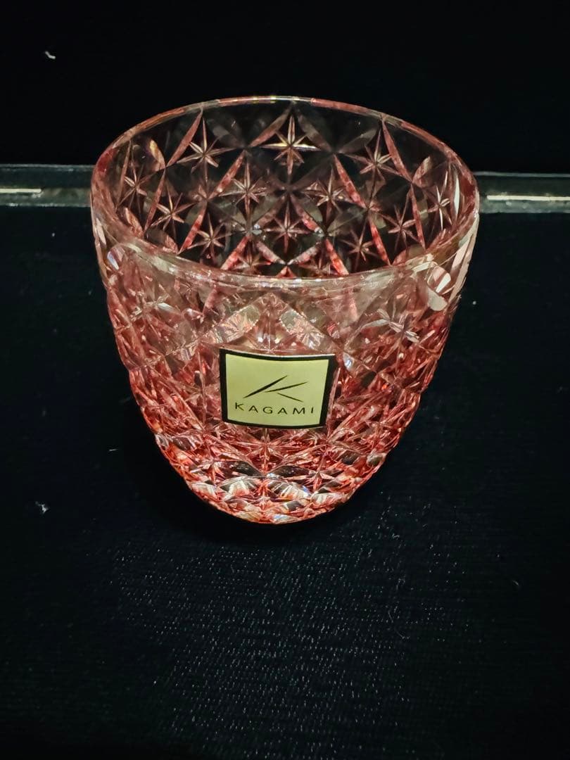 裕*様 カガミクリスタル 江戸切子 冷酒杯ペアセット 伝統工芸士 鍋谷聰作