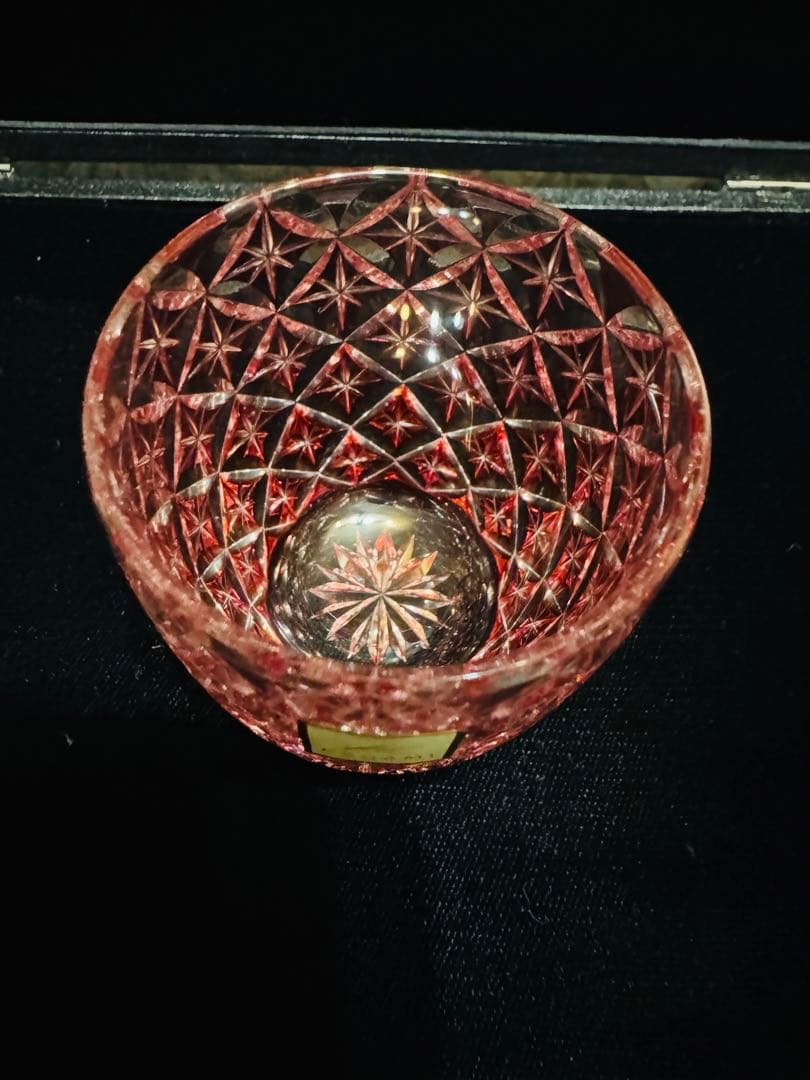 裕*様 カガミクリスタル 江戸切子 冷酒杯ペアセット 伝統工芸士 鍋谷聰作