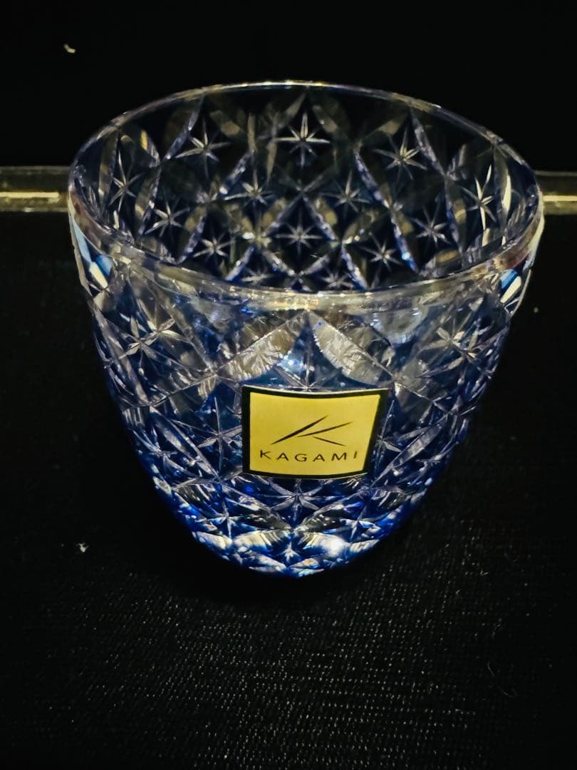 裕*様 カガミクリスタル 江戸切子 冷酒杯ペアセット 伝統工芸士 鍋谷聰作