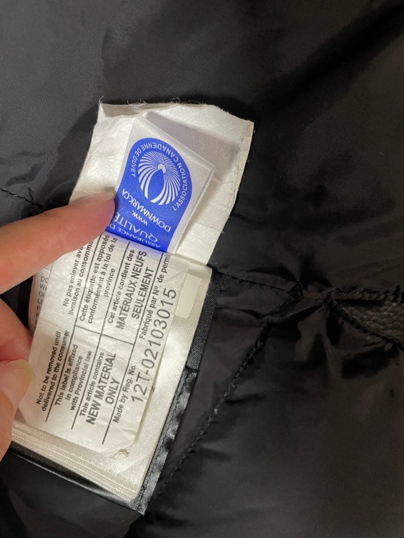   ダウンベスト　ブラック