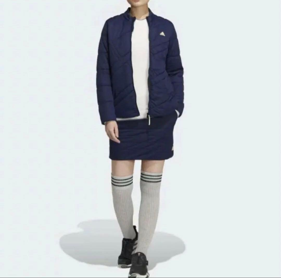 adidas レディースジャケット M ネイビー