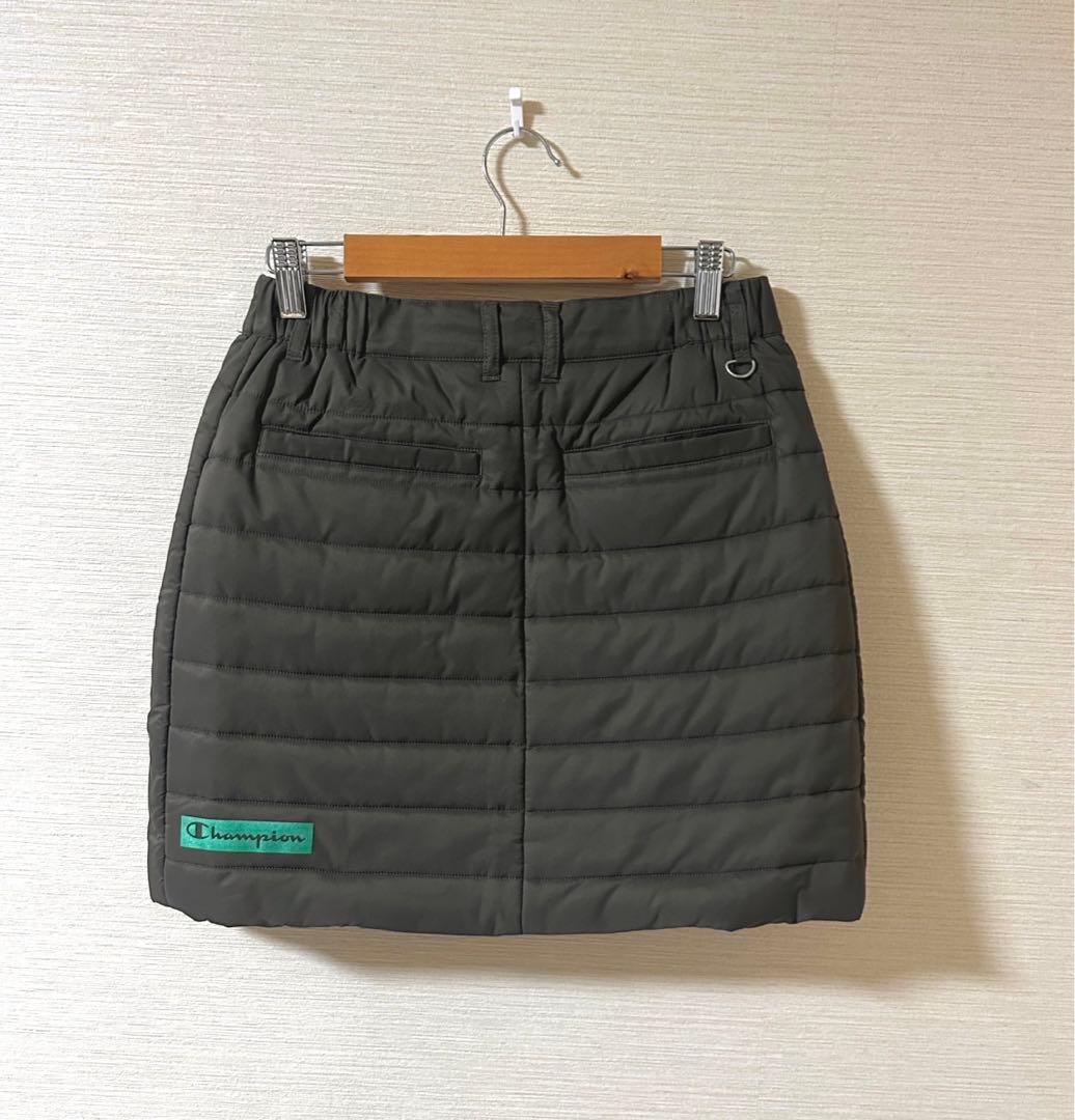【美品】チャンピオン　ゴルフセットアップ　中綿ベスト　スカート