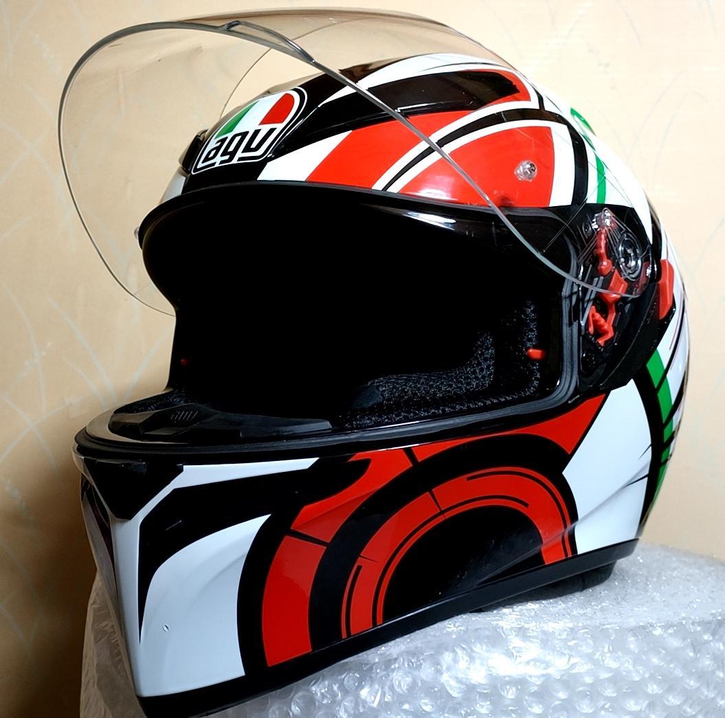 訳アリ品 AGV K-3SV Lサイズ フルフェイスヘルメット シールド付き