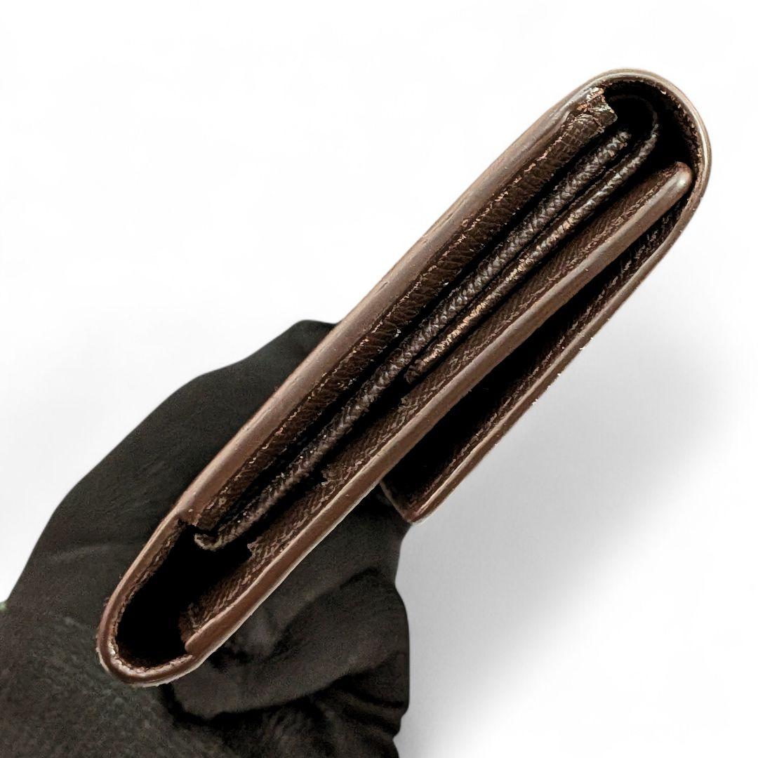 美品 ルイヴィトン ダミエ エベヌ ポルトトレゾール インターナショナル 長財布