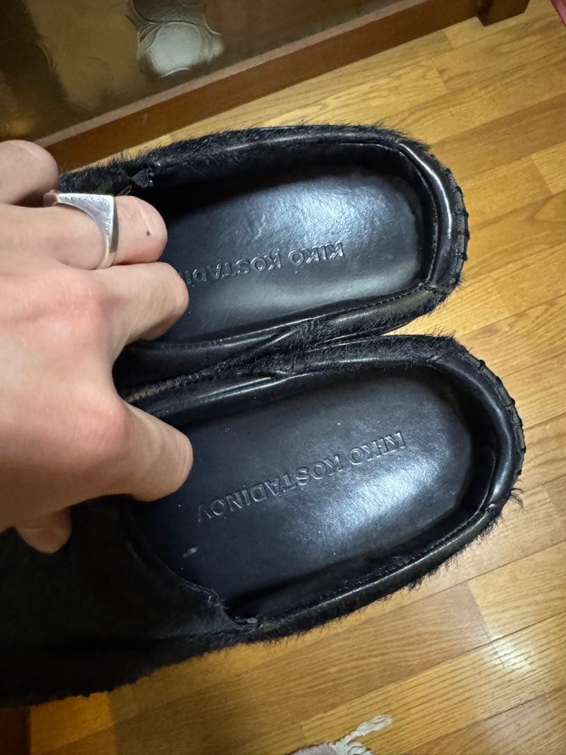 靴 KIKO KOSTADINOV AW20 BINDRA PONY MULES