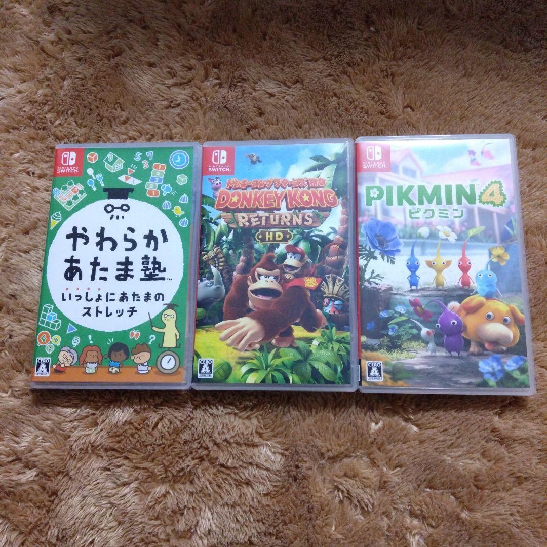 やわらかあたま塾・ドンキーコングHD・ピクミン4セット