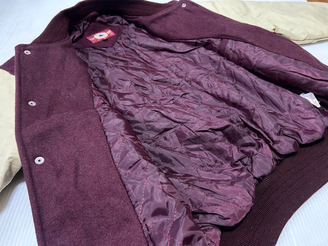 コンバース オールスター 袖革スタジャン M