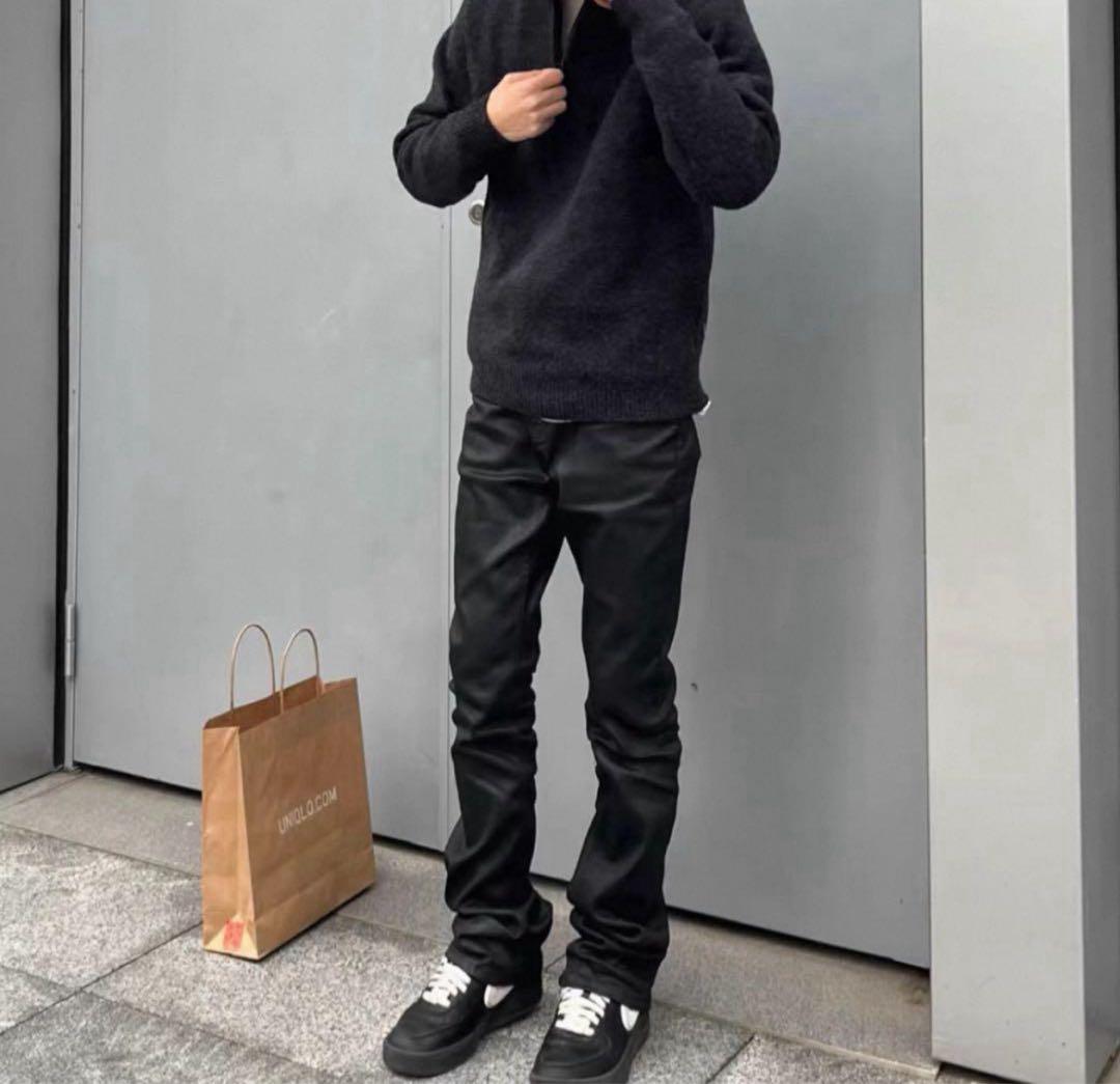 coating black denim archive 00s ワックス加工