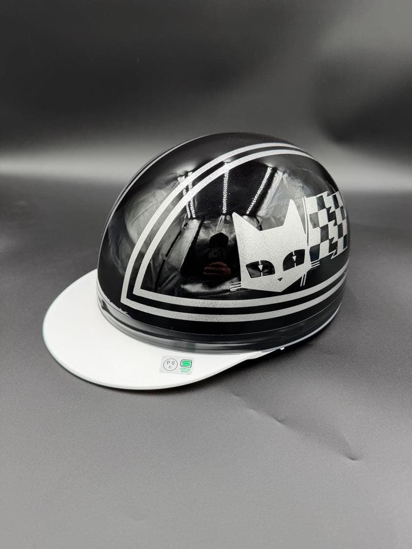 カスタムペイント　コルク半　ブラック×シルバーメタリック