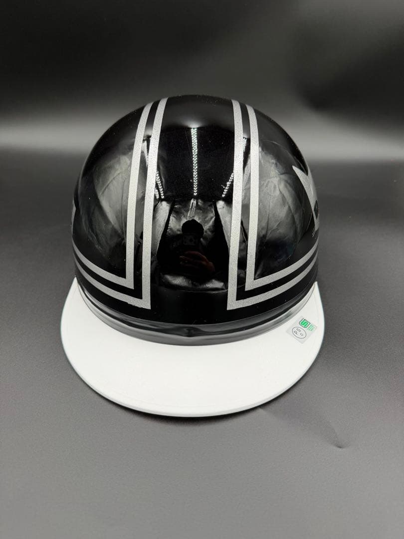 カスタムペイント　コルク半　ブラック×シルバーメタリック