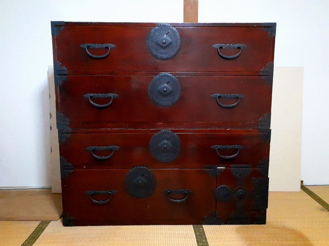 時代箪笥　相馬箪笥　和たんす　アンティーク　古民家　蔵出し