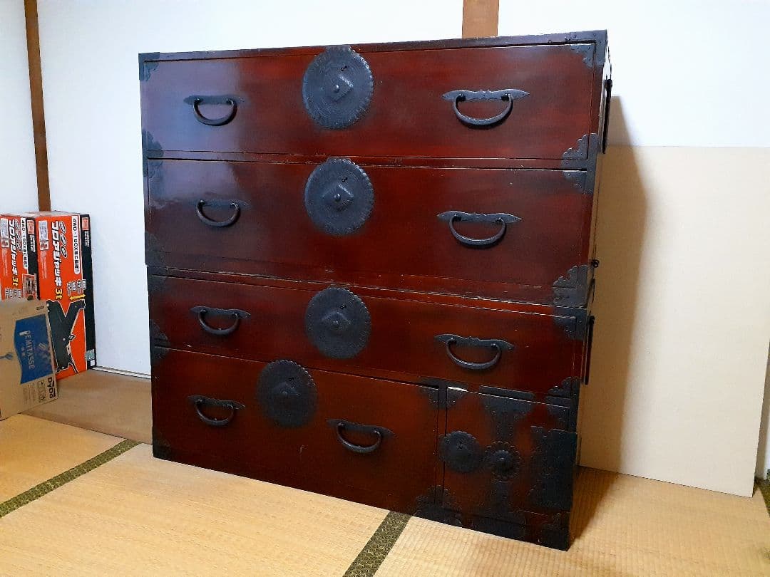 時代箪笥　相馬箪笥　和たんす　アンティーク　古民家　蔵出し