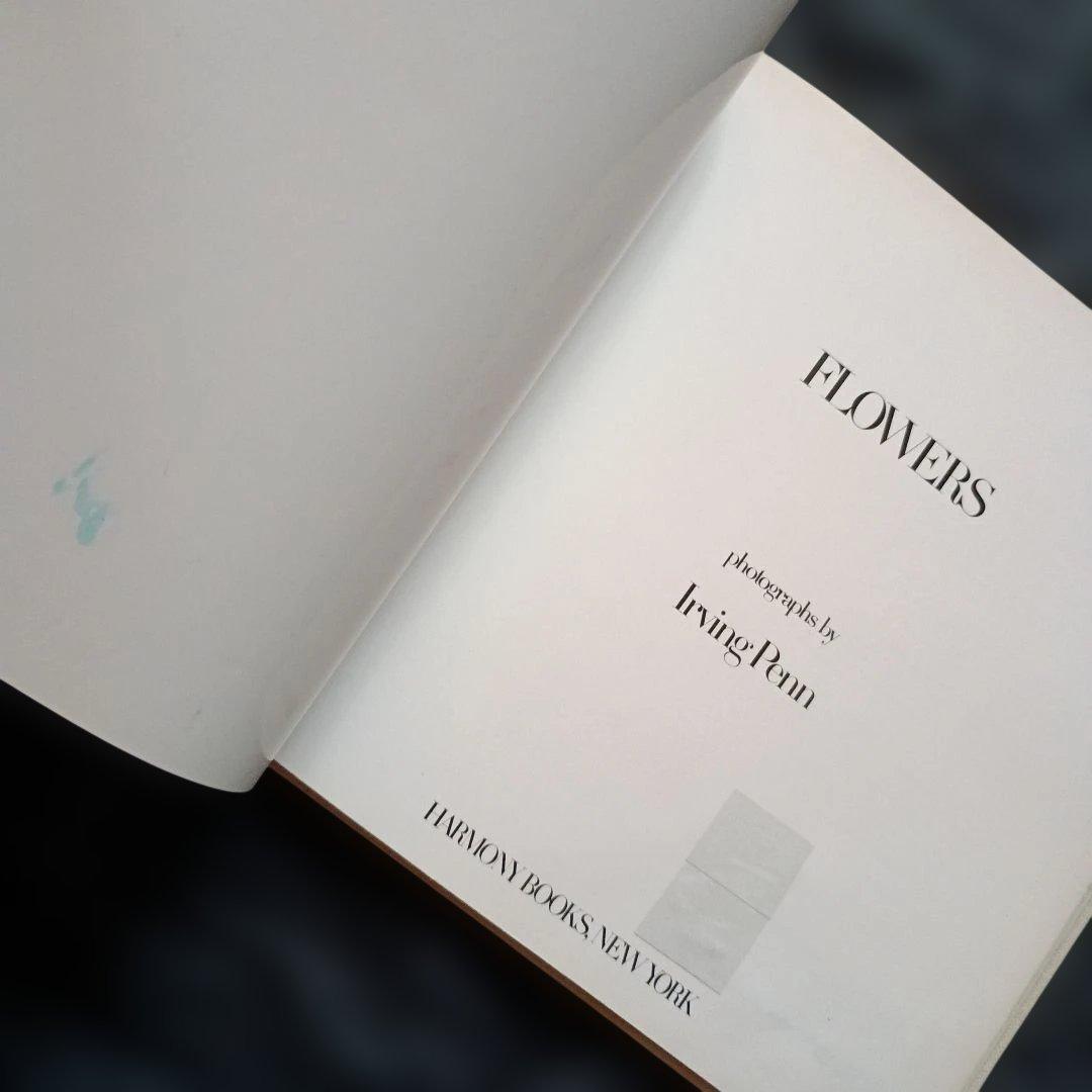 FLOWERS Irving Penn　初版 海外ライブラリー蔵書印等の難あり