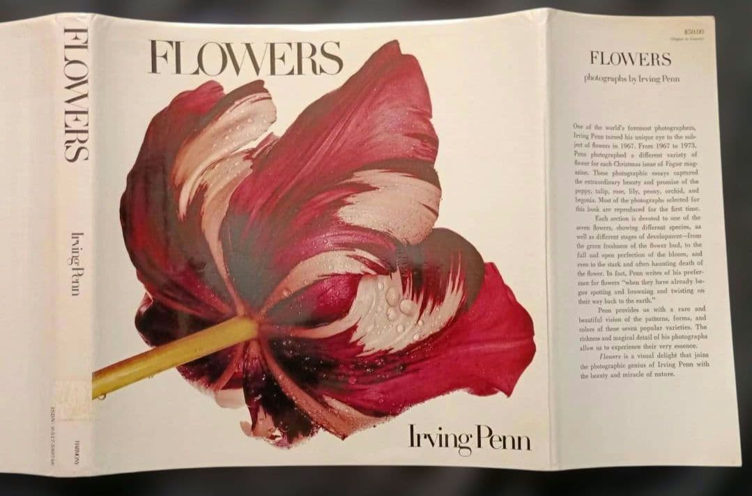FLOWERS Irving Penn　初版 海外ライブラリー蔵書印等の難あり