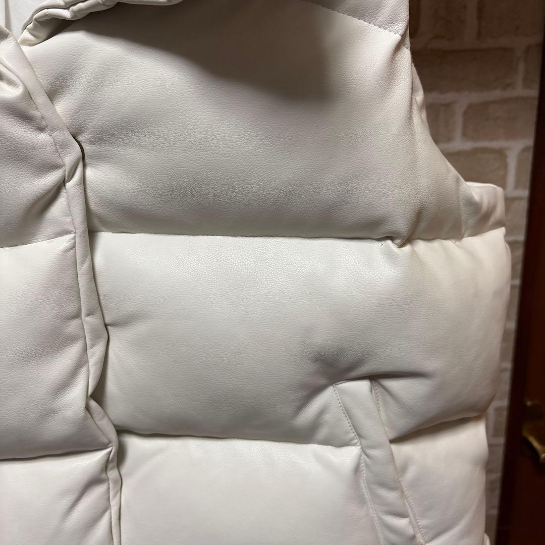 ひろママ美品グラムリップス ダウンベスト ホワイト