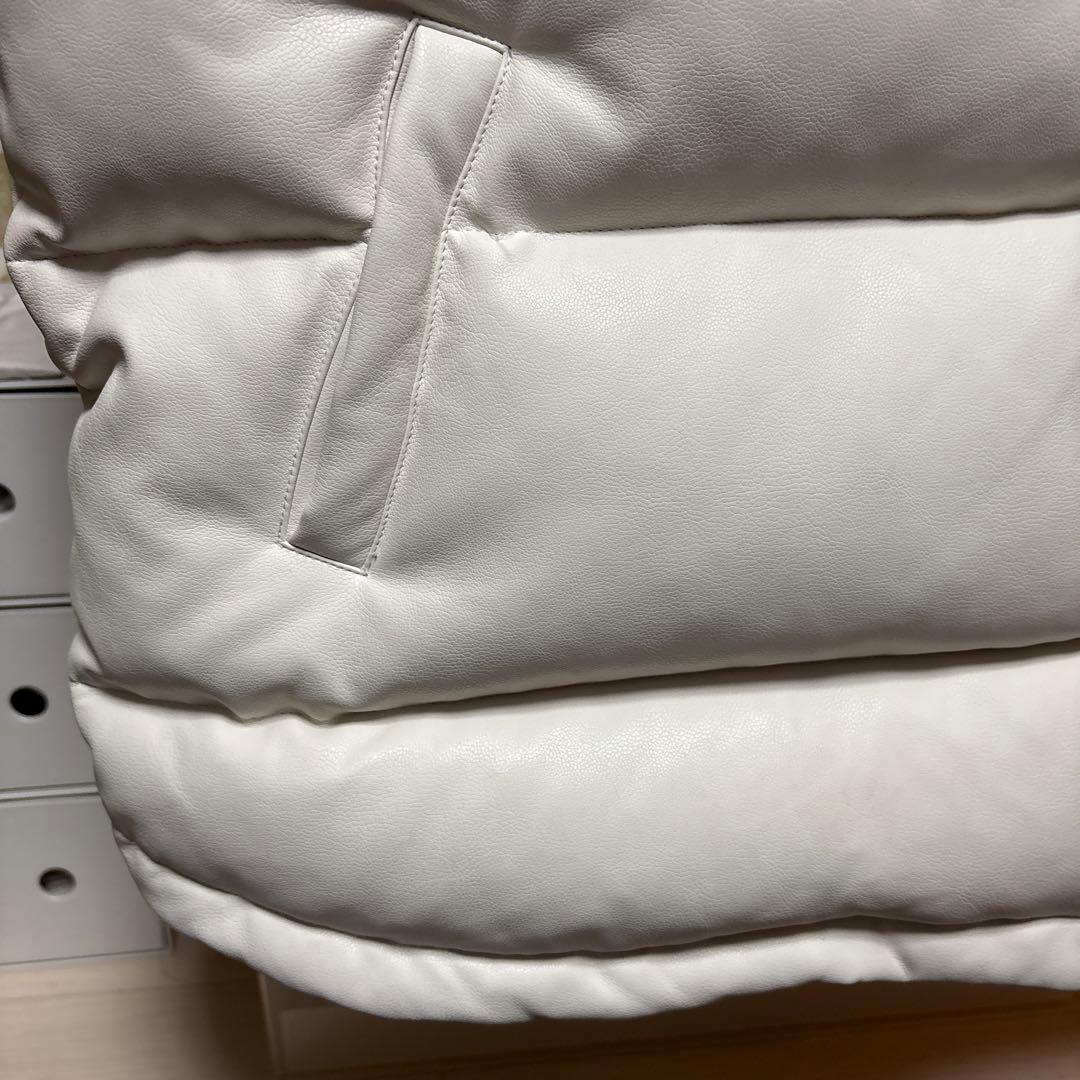 ひろママ美品グラムリップス ダウンベスト ホワイト