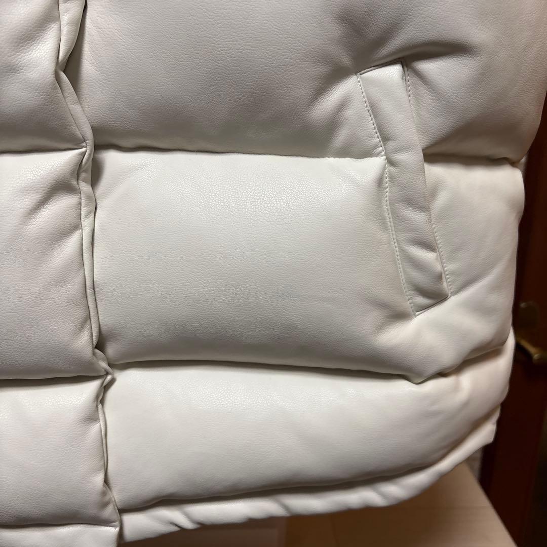 ひろママ美品グラムリップス ダウンベスト ホワイト