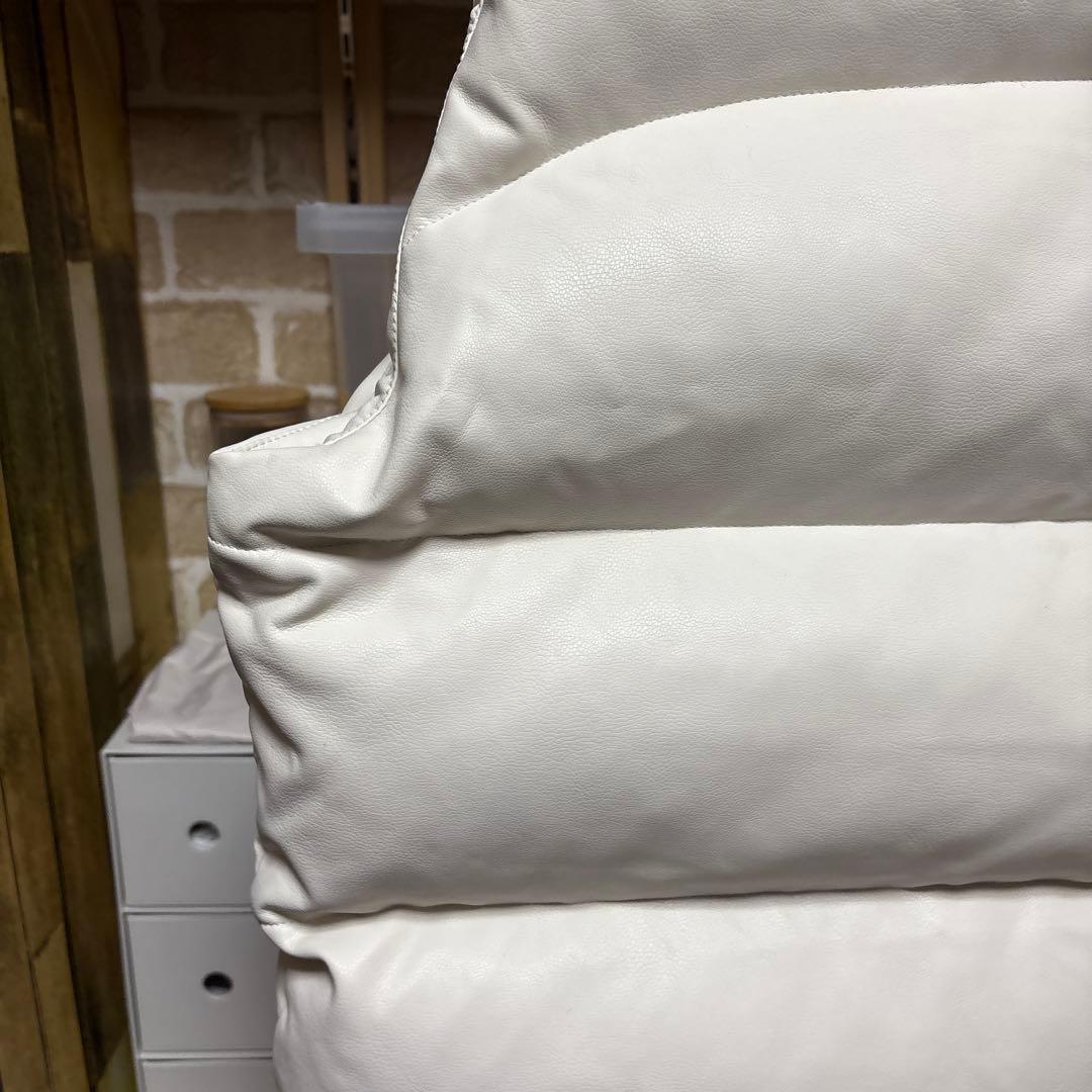 ひろママ美品グラムリップス ダウンベスト ホワイト