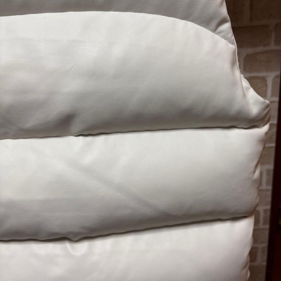 ひろママ美品グラムリップス ダウンベスト ホワイト