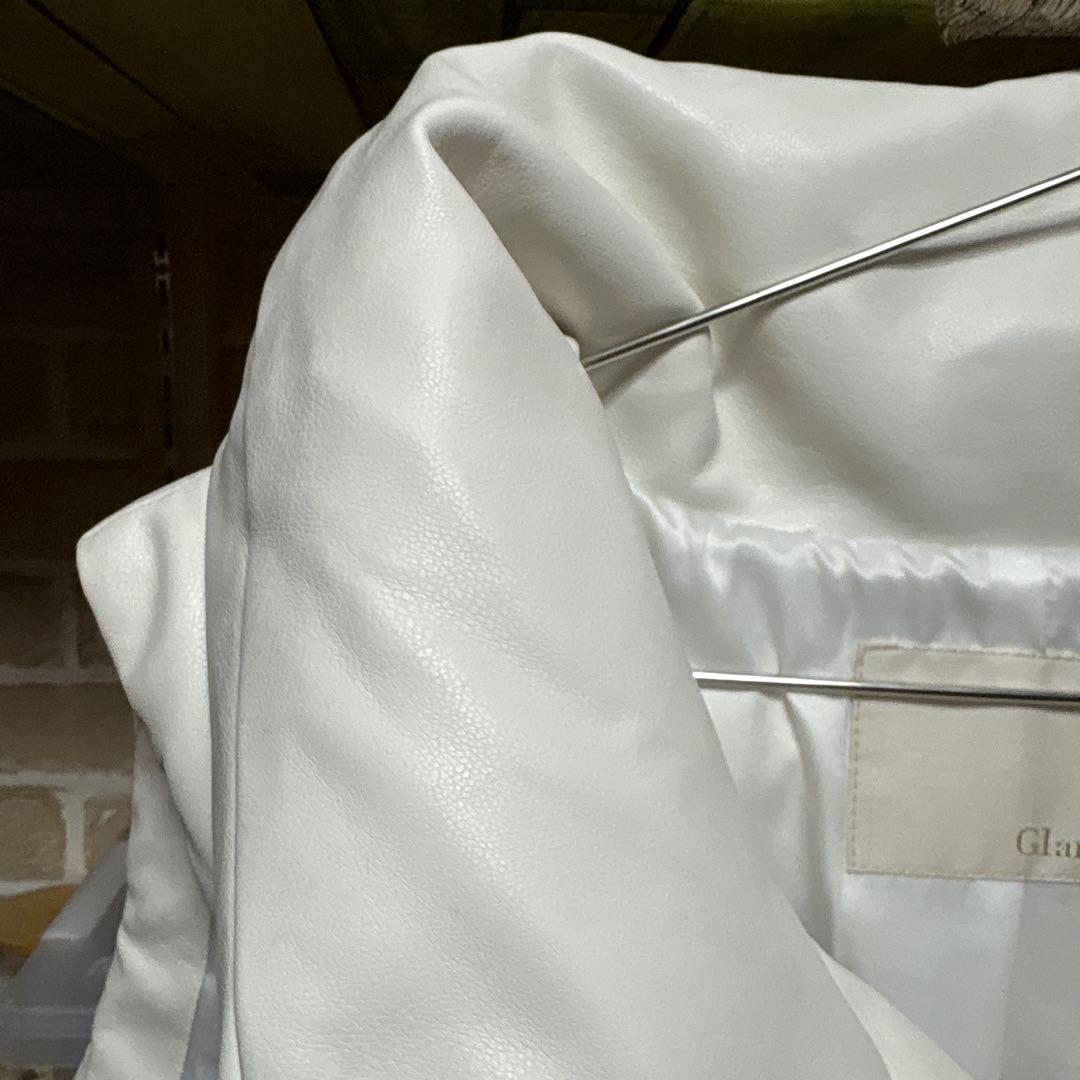 ひろママ美品グラムリップス ダウンベスト ホワイト