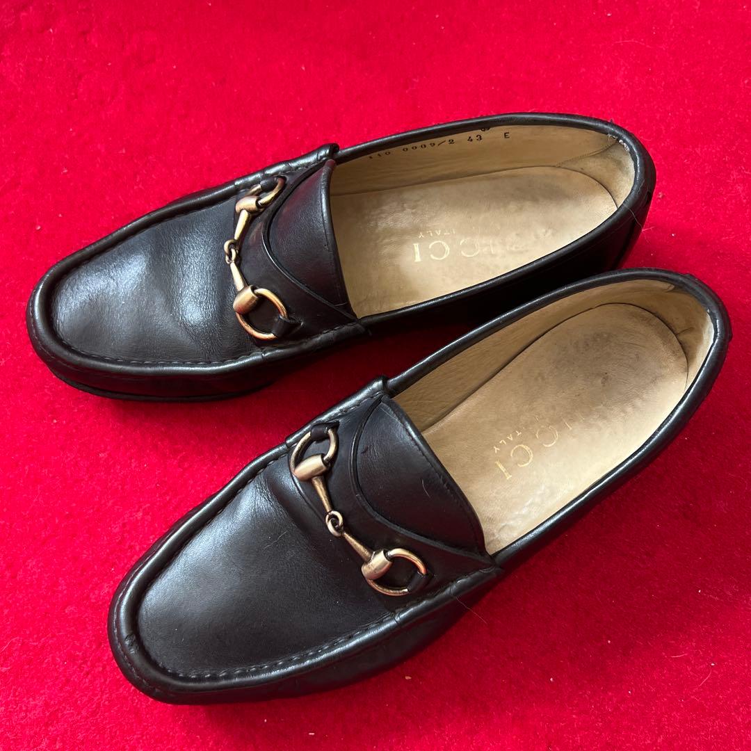 GUCCI ビットローファー 26.5 ブラック