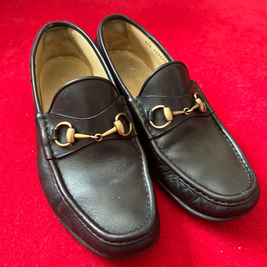 GUCCI ビットローファー 26.5 ブラック