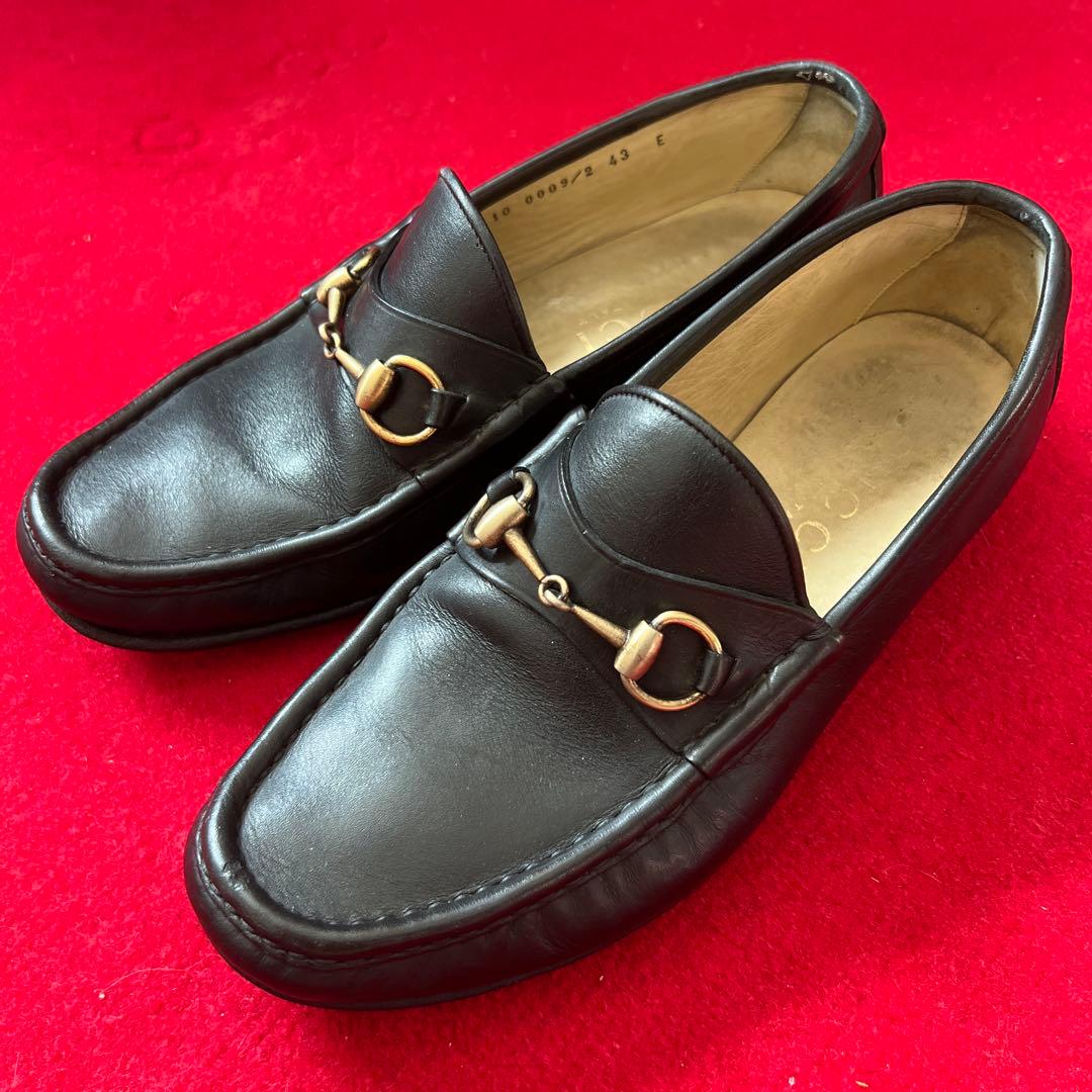 GUCCI ビットローファー 26.5 ブラック