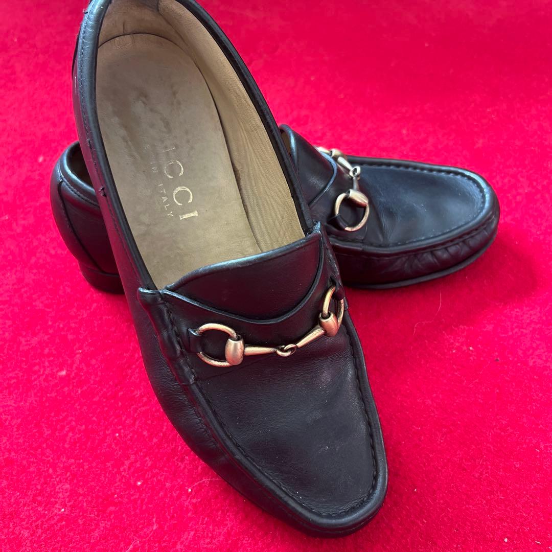 GUCCI ビットローファー 26.5 ブラック