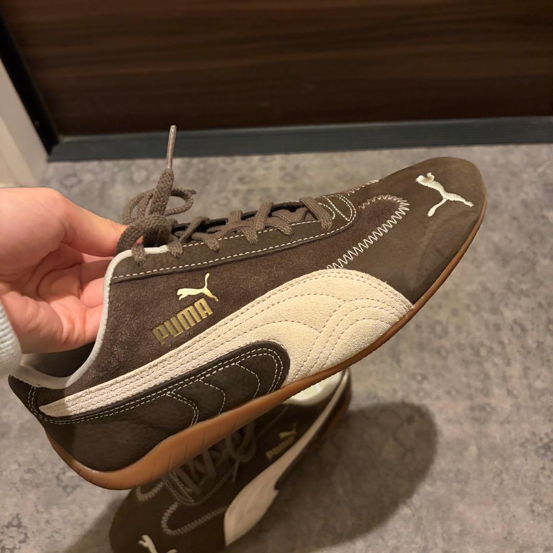 靴 PUMA SPEEDCAT WINE CLUB WNS brown 24.5cm