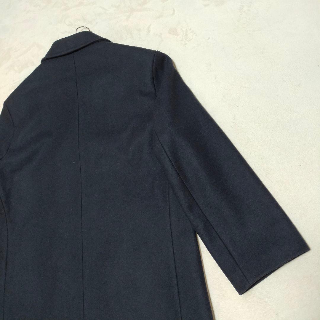 希少　ウール100%　英国製　Gloverall　50　濃紺　ピーコート