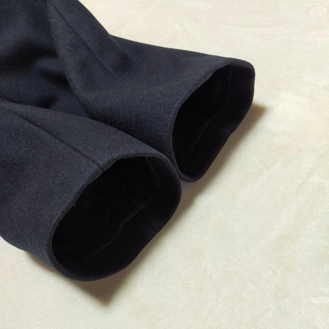 希少　ウール100%　英国製　Gloverall　50　濃紺　ピーコート