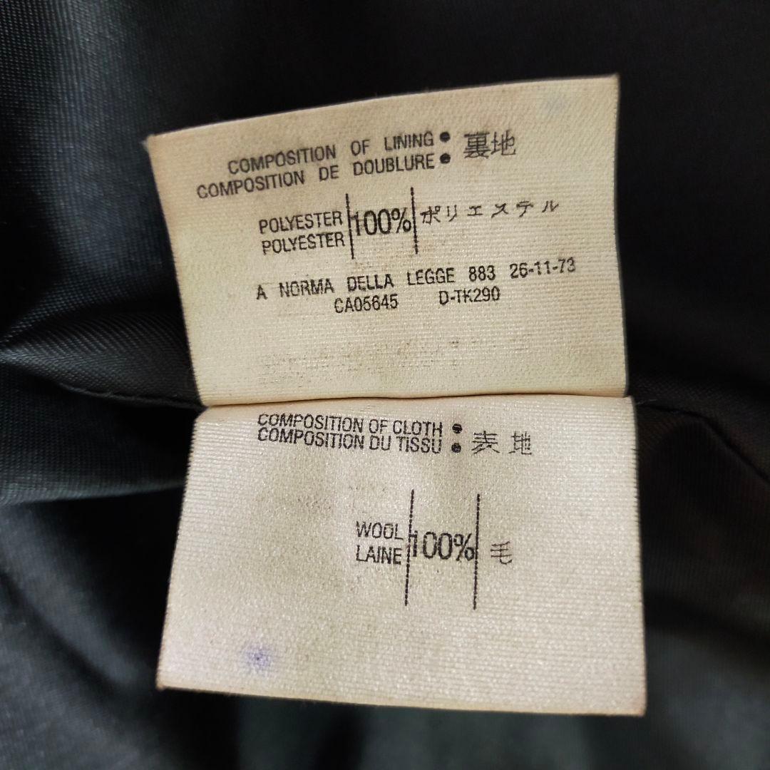 希少　ウール100%　英国製　Gloverall　50　濃紺　ピーコート