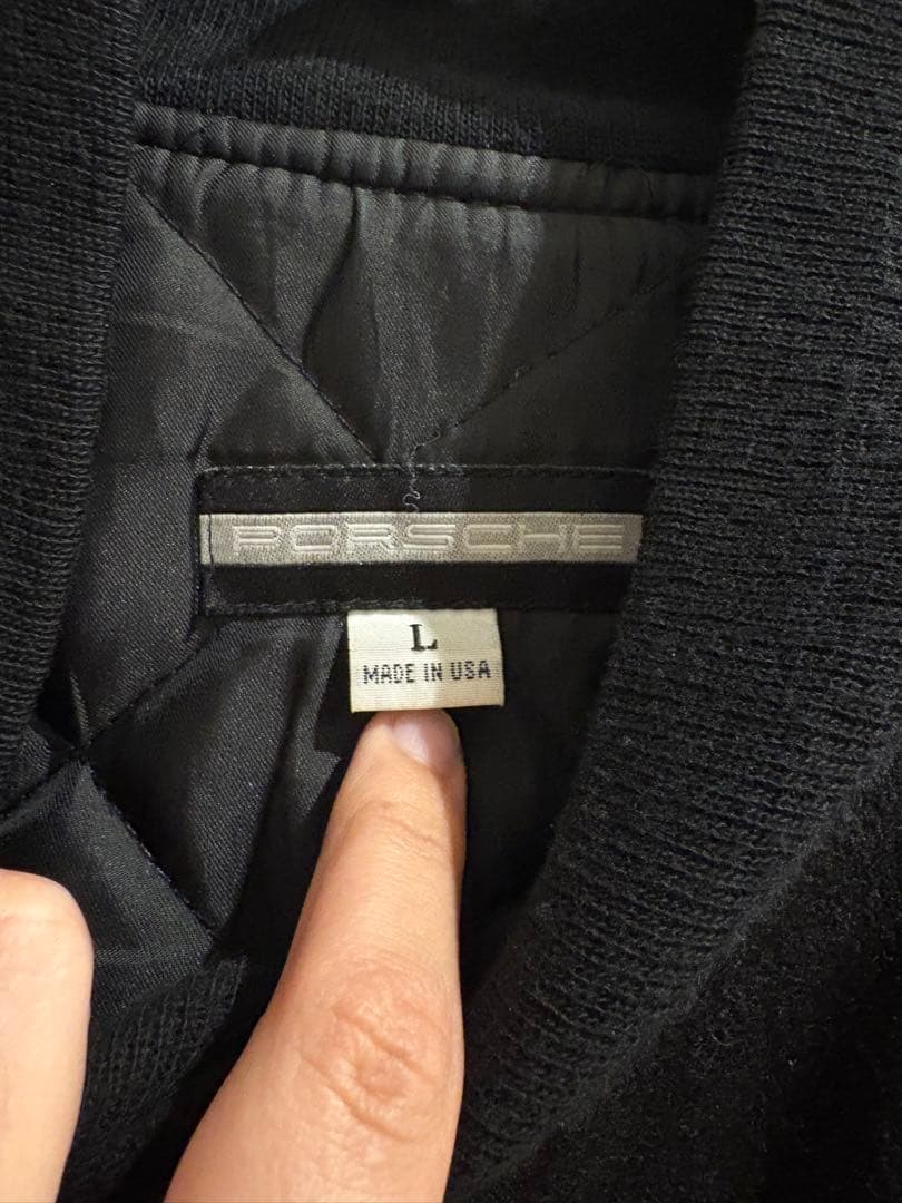 Porsche レザージャケット USA製 スタジャン 90S ハルキの古着
