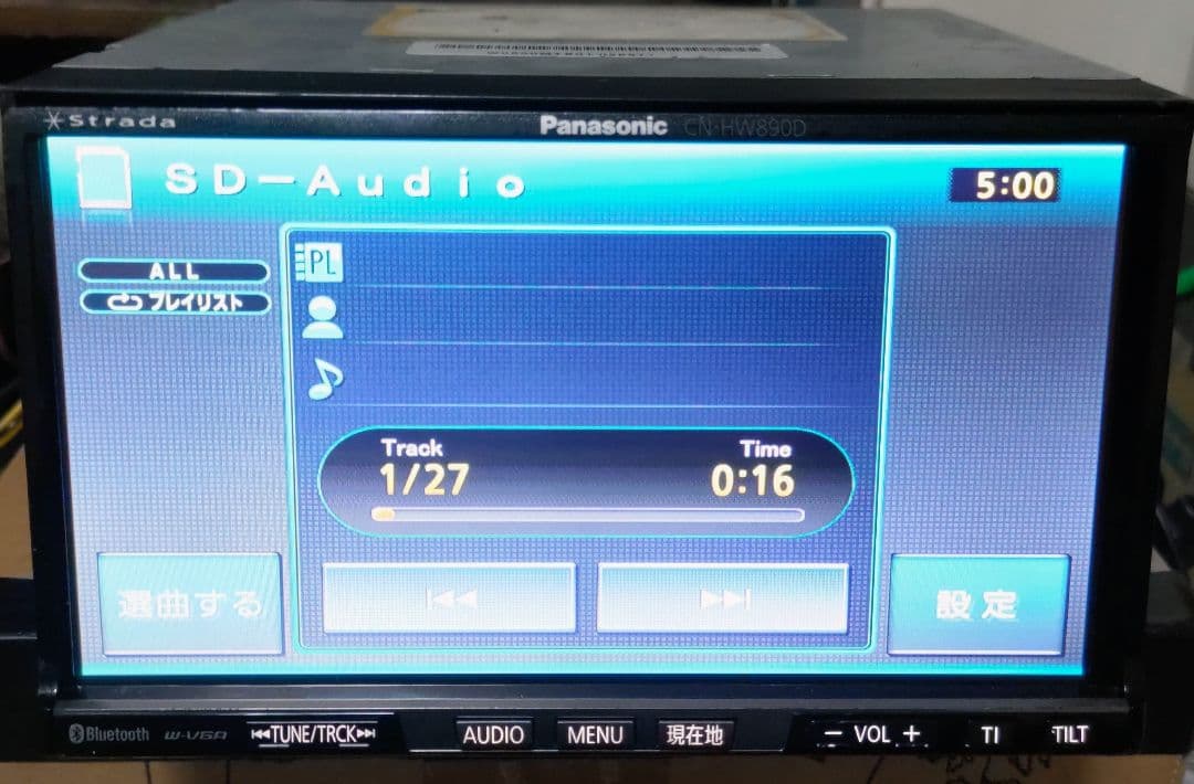 strada HDD CN-HW890D 地図データ2017年Bluetooth