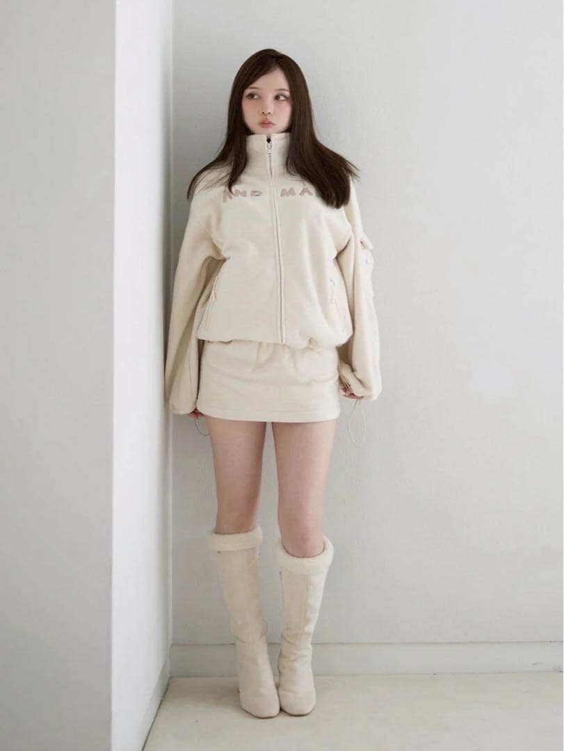 and mary Mary logo fleece skirt【正規品】