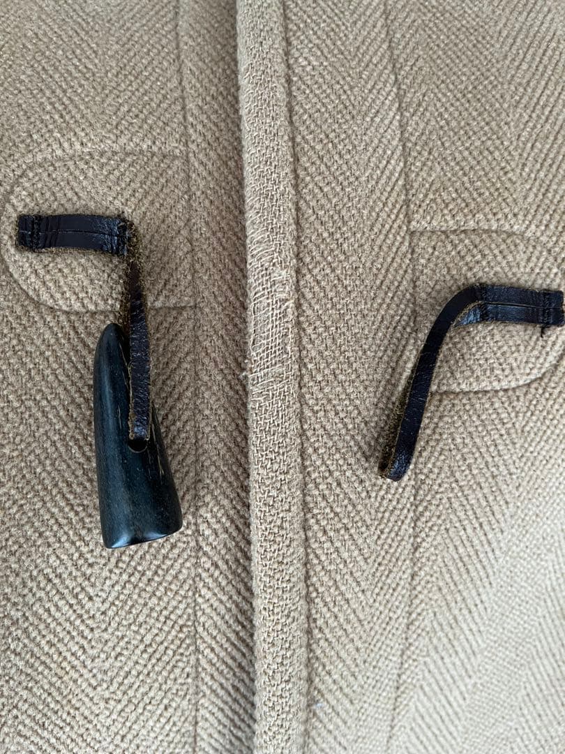 INVERTERE ベージュ ヘリンボーンダッフルコート38